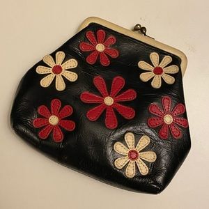 Vintage Isabella Fiore leather clutch/coin purse